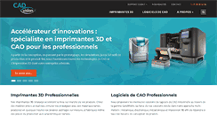 Desktop Screenshot of cadvision.fr